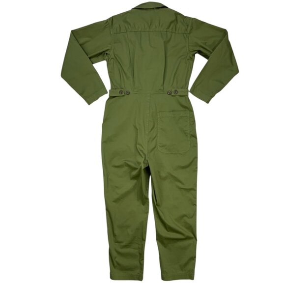 Alex Mill Standard Straight Leg Jumpsuit XS Army Green NEW - Picture 12 of 13
